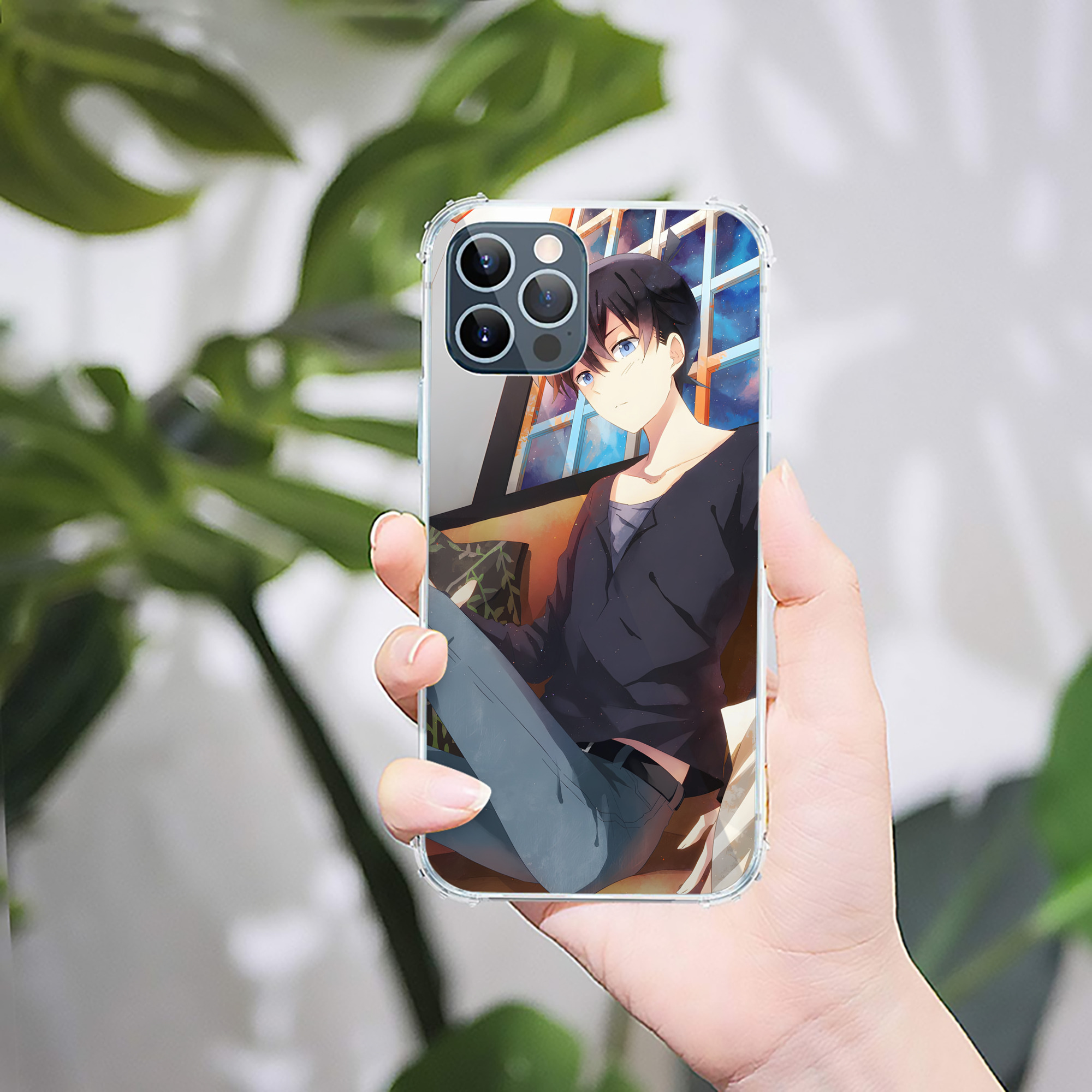 （画像用） 名探偵コナン Detective Conan 【iPhone 12シリーズ対応】透明スマホケース（クリアソフトケース）